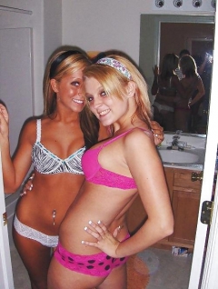 Girls on girls kissing, sucking and flashing part 3