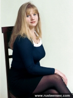 Big tits teen blonde in night dress