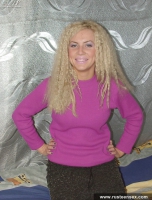 Russian teen blonde getting naked and posing