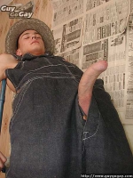 Young horny paper-hanger