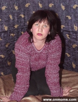 Shy mature posing naked