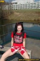 Piss in a lake