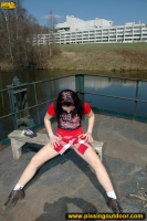 Piss in a lake
