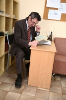 A new teacher appeared