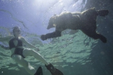 bear and girl