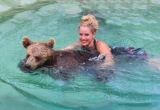 bear and girl