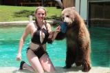 bear and girl