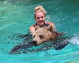 bear and girl