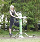 Jennifer Ellison Working Out in Liverpool
