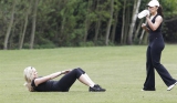 Jennifer Ellison Working Out in Liverpool