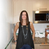 Sandra en la ducha