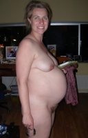 Hairy preggo amateurs