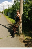 Wet and horny german milf outdoor shooting outtakes