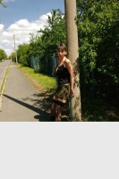 Wet and horny german milf outdoor shooting outtakes
