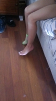 Finally cum her feet