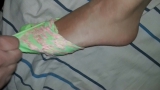 Finally cum her feet