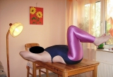 Swimsuit badeanzug und leggins