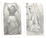 Vintage ladies wearing white panties 5.