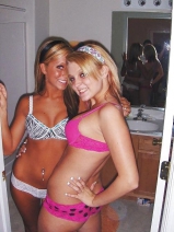 Girls on girls kissing, sucking and flashing part 3