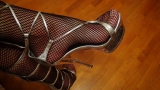 Sexy trasparent high heels sandals