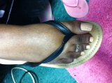 Peach Toes footjob