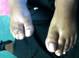 Peach Toes footjob