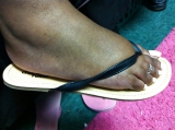 Peach Toes footjob