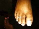 Peach Toes footjob