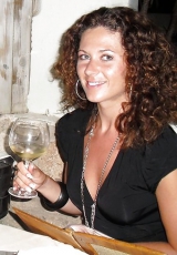 Curly brunette