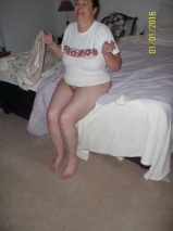 Slut wife Brenda Wilcox naked for you