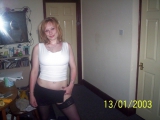 Blonde a grosses mamelles