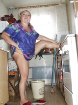 Mature cleaning lady 2