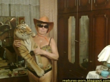 Sexy russian granny in bikini