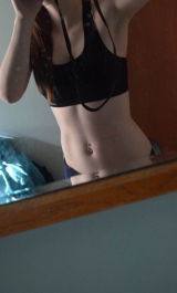 Brunette teen selfies - trying out her new phone camera