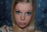 Skinny blonde teen - emo teen who likes to get naked for sel