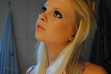 Skinny blonde teen - emo teen who likes to get naked for sel