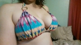 Teen with massive tits sexting - showing off her boobs with