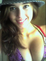 Sexy brunette teen selfies - busty young thing naked selfsho