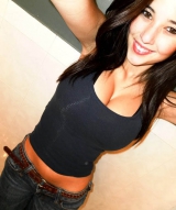 Sexy brunette teen selfies - busty young thing naked selfsho