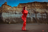 Bianca Baeuchamp Latex red 2