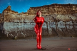 Bianca Baeuchamp Latex red 2
