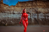 Bianca Baeuchamp Latex red 2