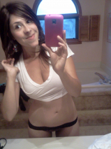 USA woman boobs pussy selfie