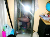 A girl with big breasts decided to take a picture of herself