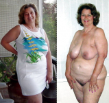 granny shows pussy