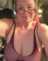 Beautiful old saggy wife in purple fuckin herself