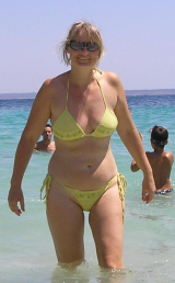 Sexy on beach.