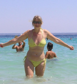 Sexy on beach.