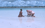 Fucking on the beach, interracial beach porn in Africa