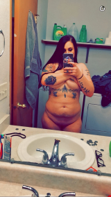 Chubby tattooed milf